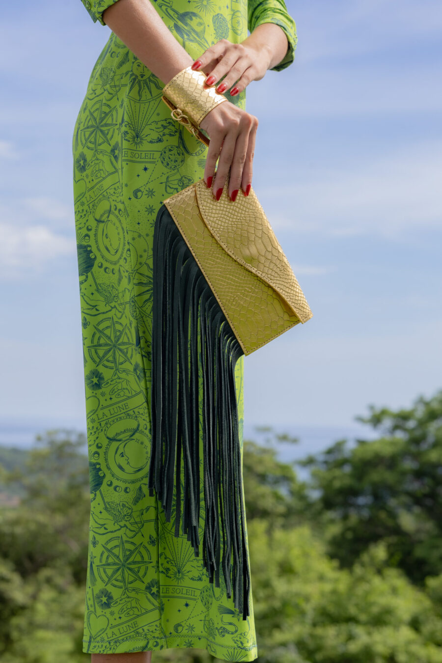 Golden Sun - Leather Handbags - Clutch Bags IMGL4501